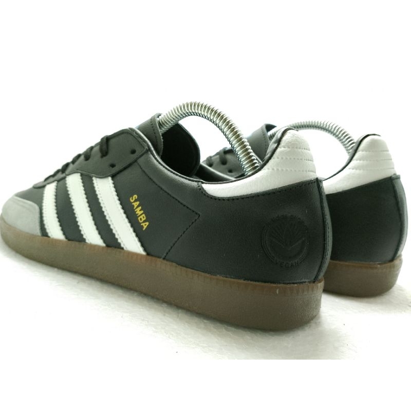 Sepatu Sneakers Adidas Samba Vegan Black White Made In Vietnam