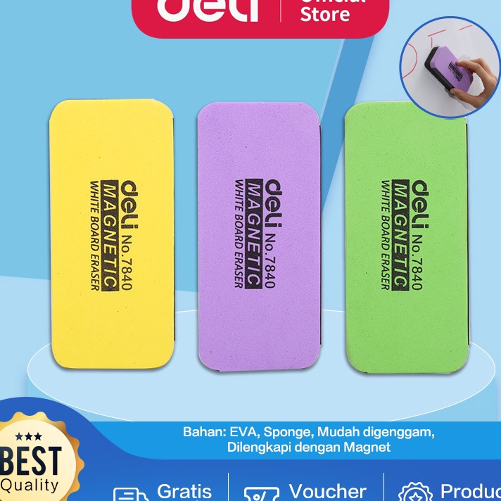 

Best Seller Deli Whiteboard Eraser Penghapus Papan Tulis E7840 Harga Murah