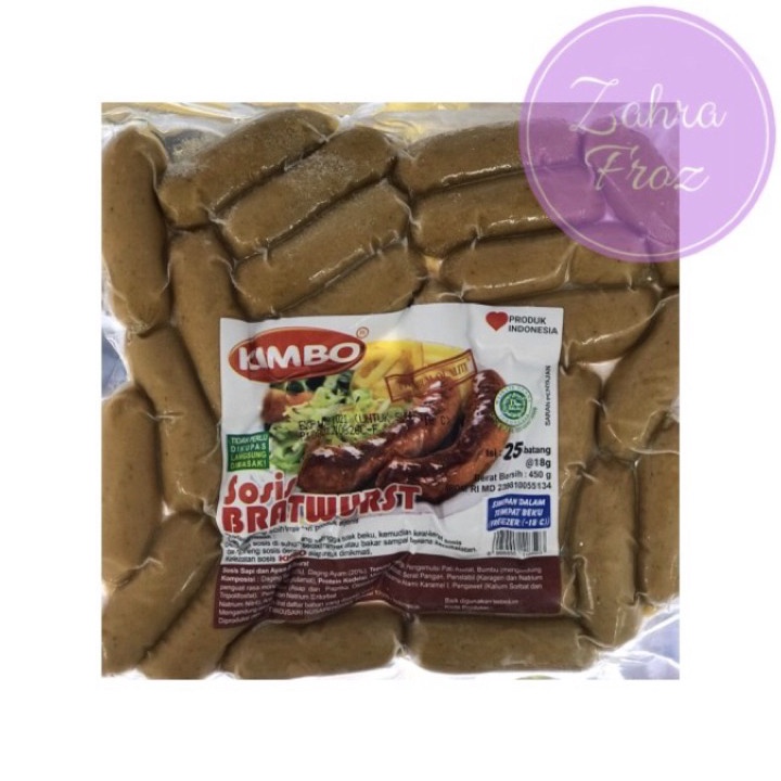 

QWWT0278 STAR KIMBO SOSIS BRATWURST 450 GR ISI 25