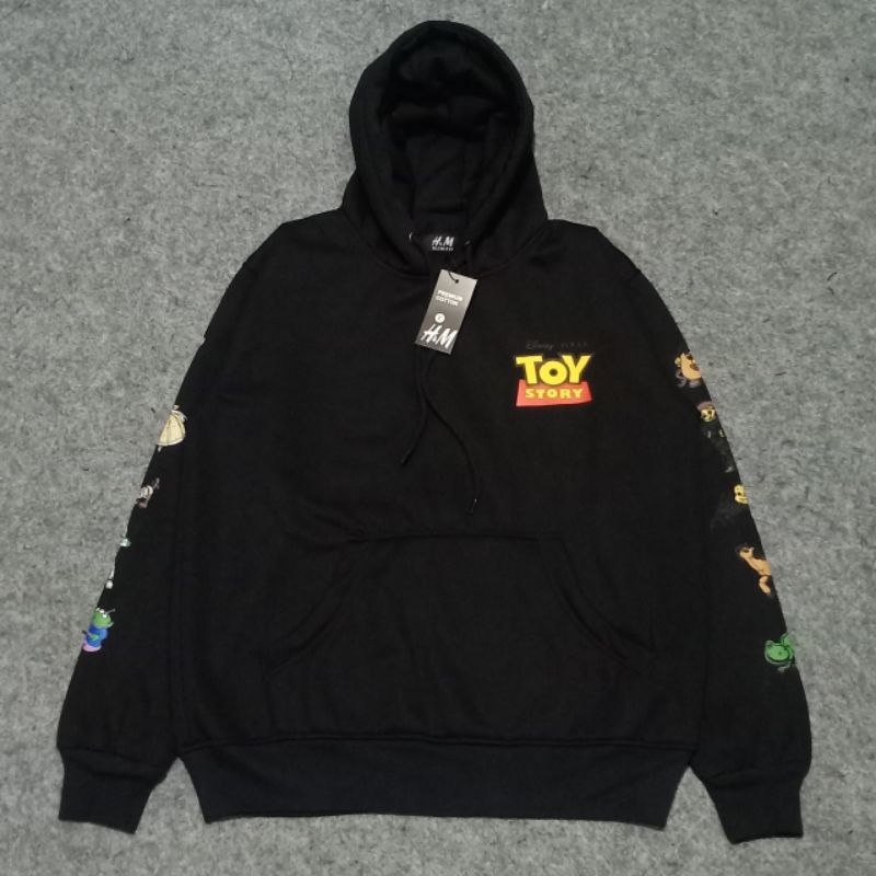 HOODIE TOY STORY HITAM