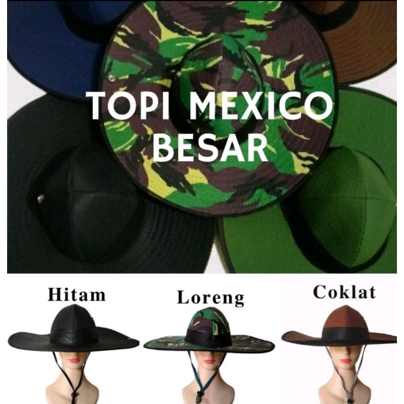 topi mexsico #topi Koboy besar dan kecilk#topi petani#topi mancing