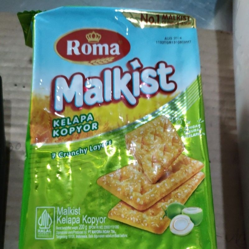 

Roma Malkist Kelapa Kopyor 200 g