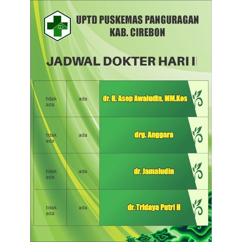 custom order sign istirahat