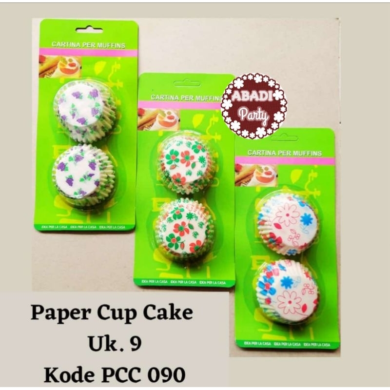 Papper Cup Cake Uk.9 / Cup Kue / Cup Kertas / Cup Roti Kukus