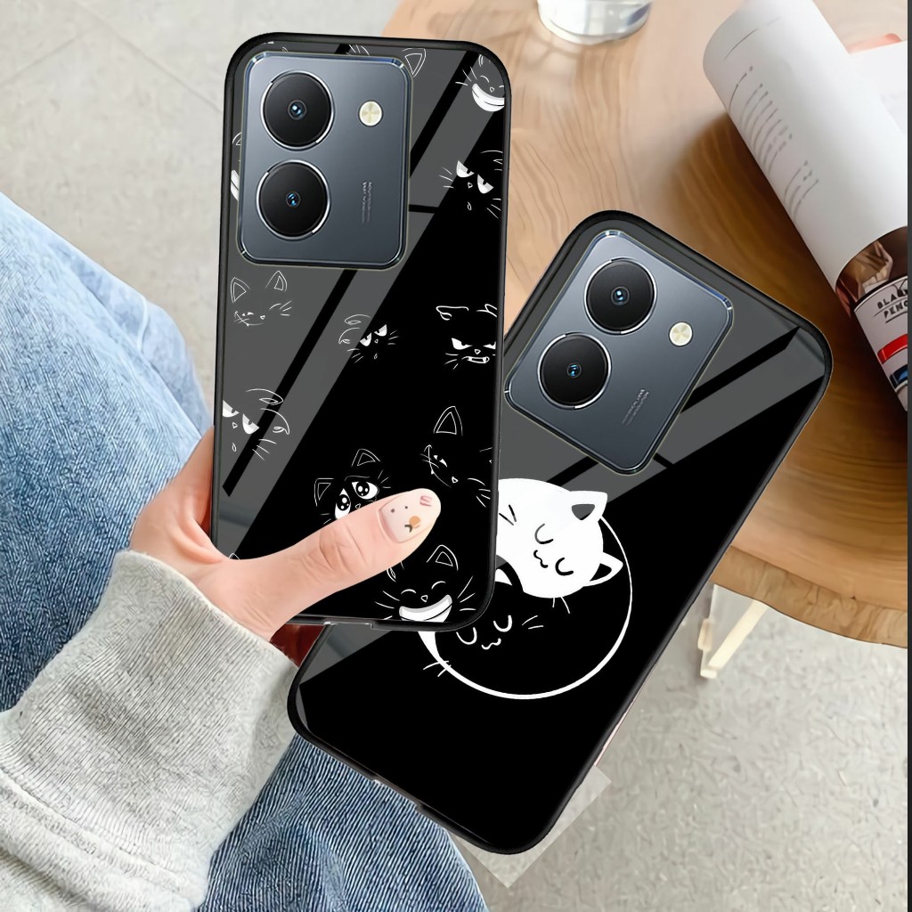 Case Kaca VIVO Y36 - Kesing Hp VIVO Y36  - Case Kaca Kilau VIVO Y36  - Case VIVO Y36 (GC192)