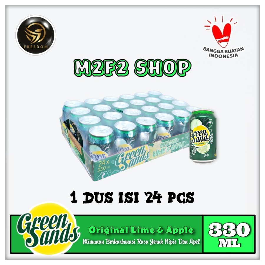 

Green Sands Lime Apple Minuman Bersoda Kaleng | Can - 330 ml (Kemasan Karton)