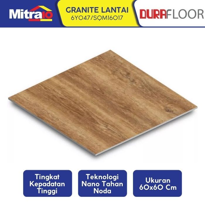 Granit Lantai Durafloor 6Y047 60x60cm Coklat - Keramik Lantai
