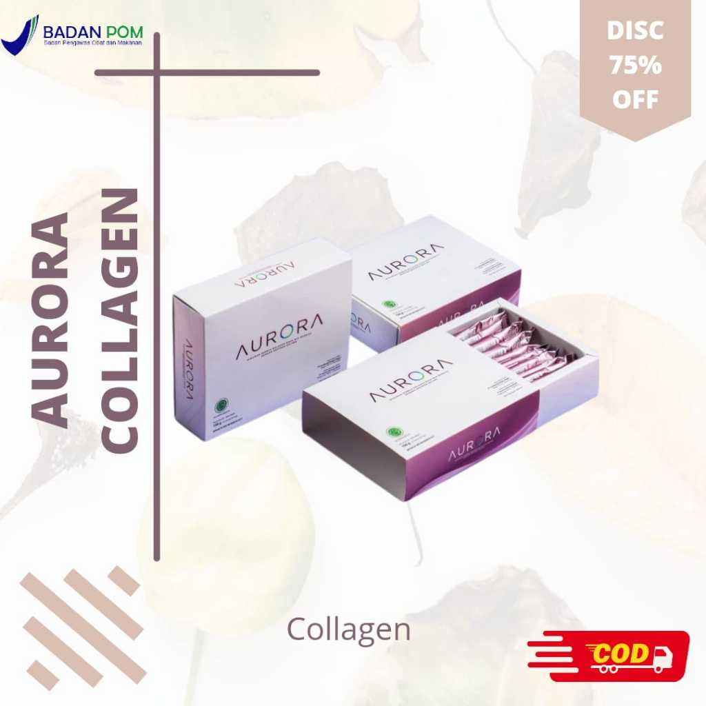 Aurora Saffron Collagen isi 10 Sachet