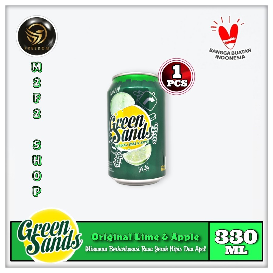 

Green Sands Lime Apple Minuman Bersoda Kaleng | Can - 330 ml (Kemasan Satuan)