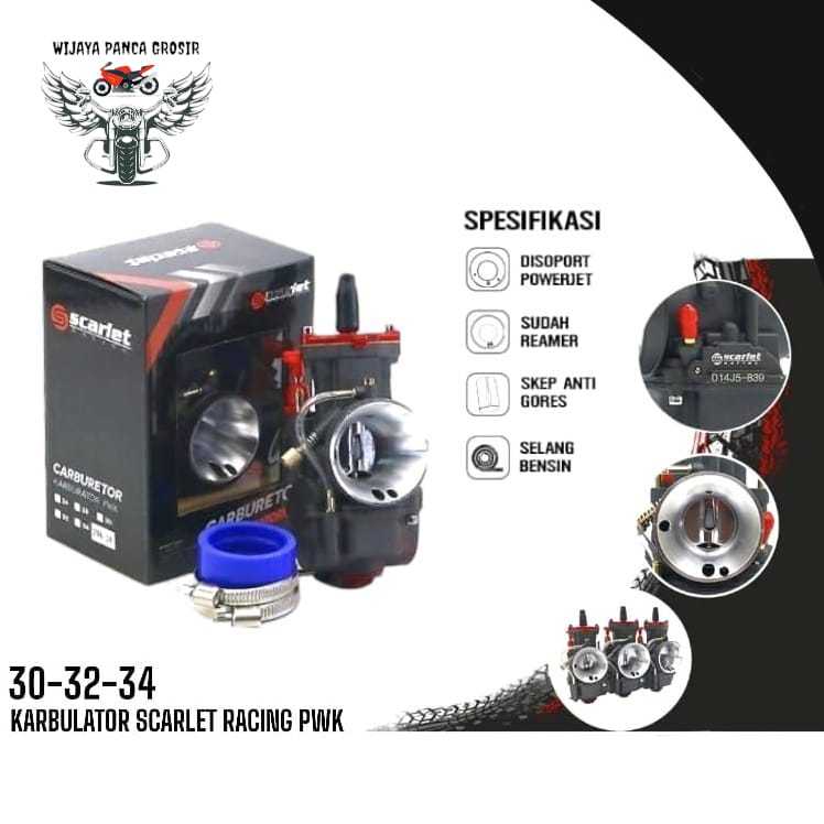 KARBU PWK SCARLET KARBURATOR PWK 30 32 34 SET PJ MJ WJY555