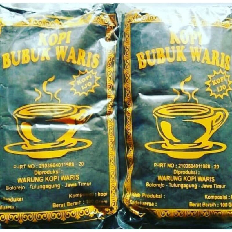 

Kopi Ijo Waris Khas Tulungagung 100gr