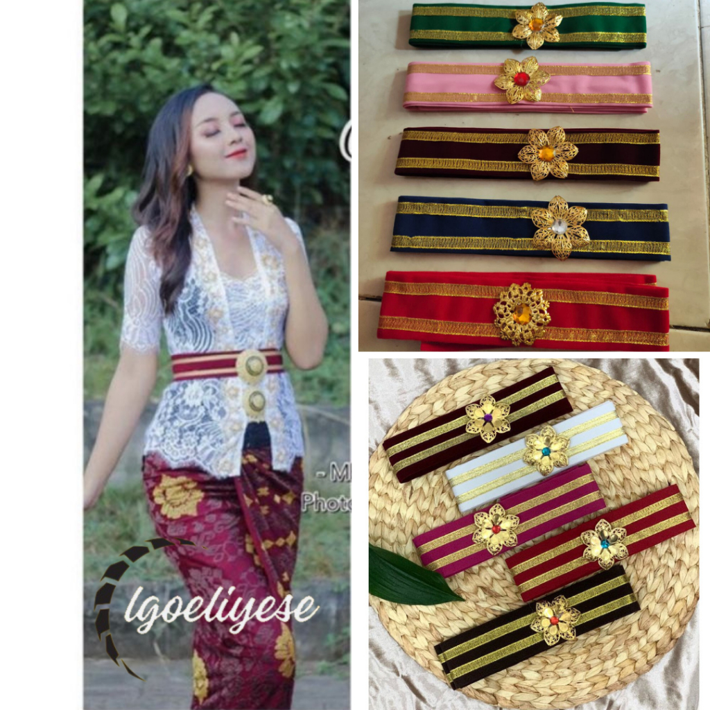 ✨Ikat Pinggang Wanita Free Bros//OBI BLUDRU Obi Kebaya Bali/Ikat Pinggang Kebaya✅