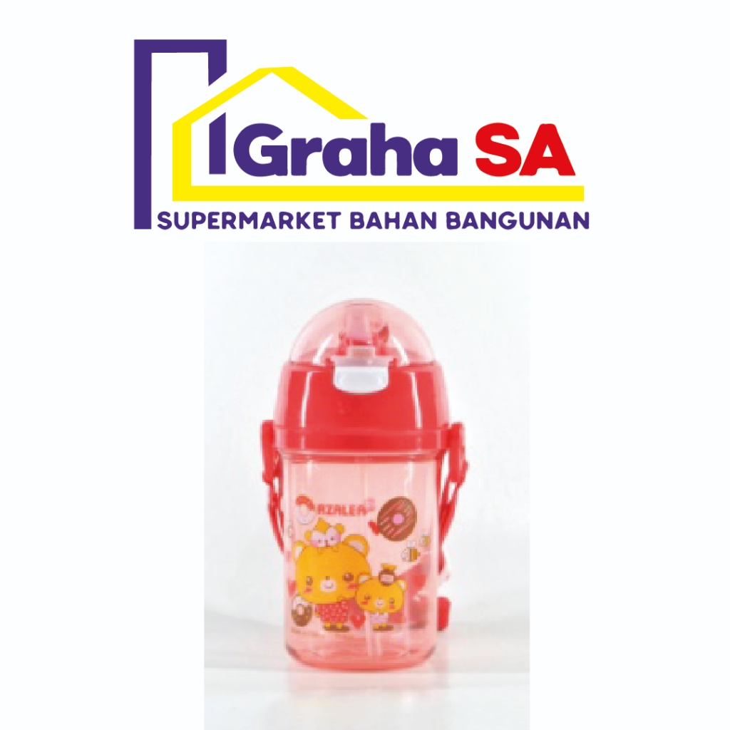 AZALEA (C) HAPPY KIDS WATER BOTTLE PINK