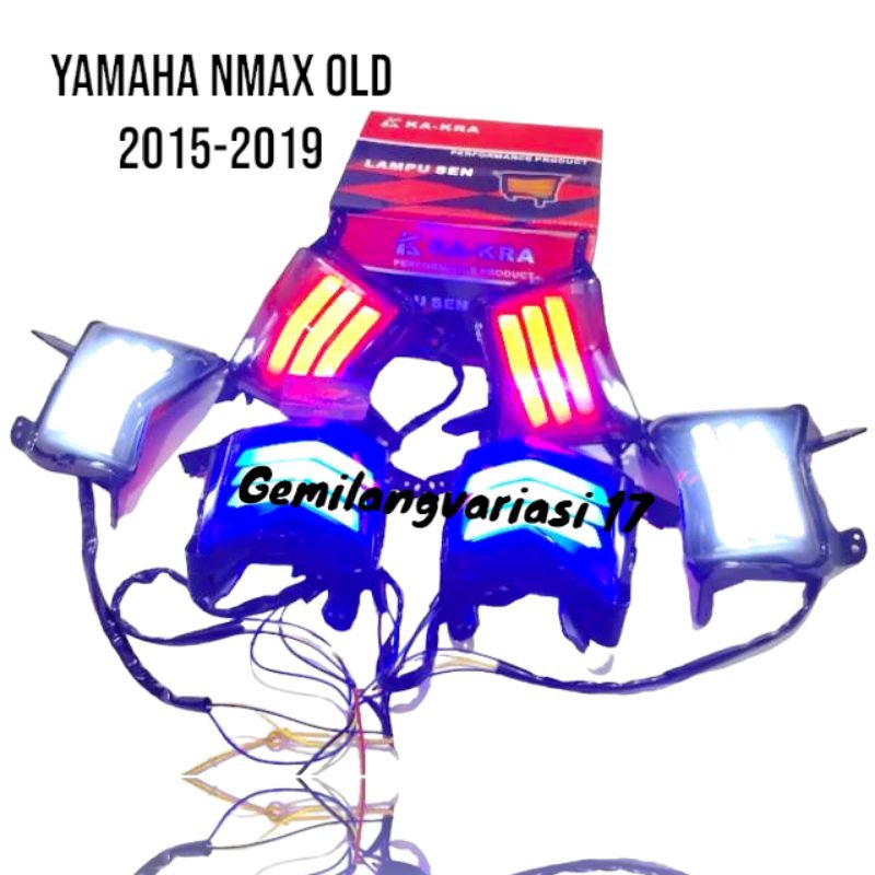 Lampu Sein Depan Nmax Old 2015-2019 2in1 Model Neon – DRL + Sein Running LED