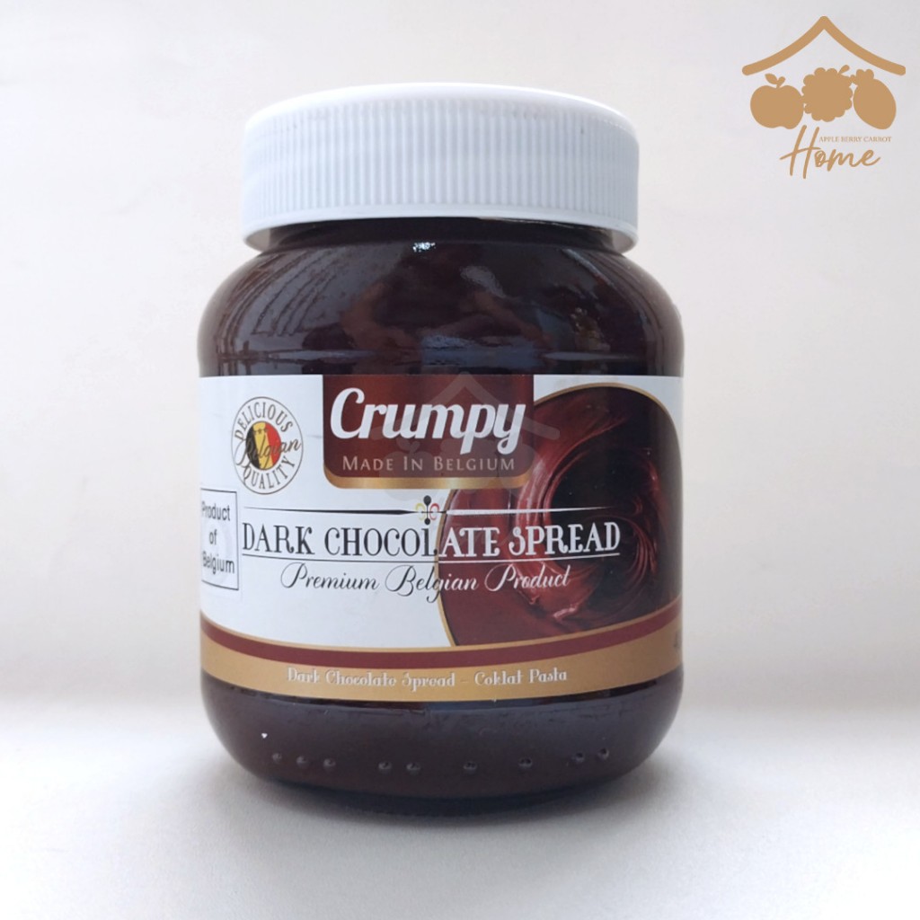 

Crumpy Dark Chocolate Spread 400gr 400 g gr choco belgium coklat