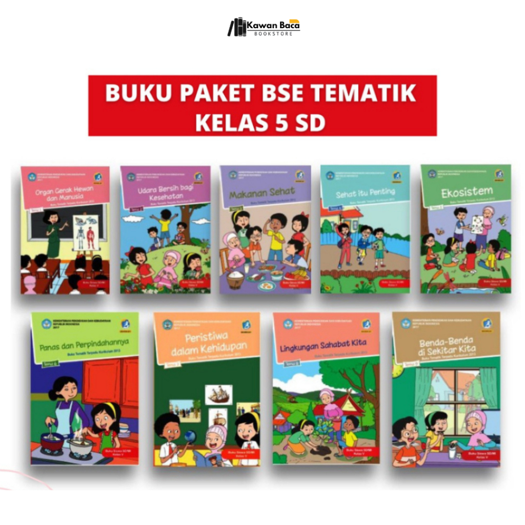 Buku Tema Kelas 5 SD - Buku Paket Tematik SD Kelas 5