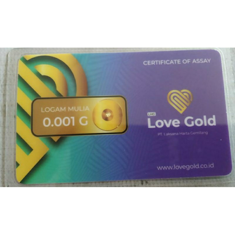 baby gold mini emas 24 karat asli logam mini