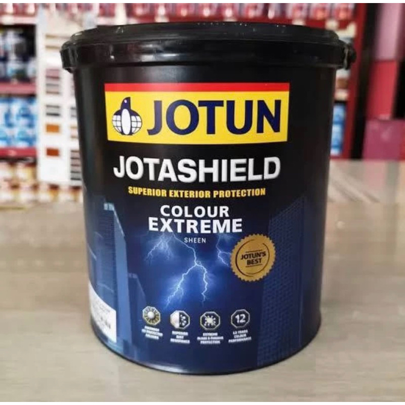 CAT JOTUN JOTASHIELD COLOUR EXTREME 2.5LTR 2.5 ltr NAVAJO WHITE 1075 BAGUS THN 12 TAHUN