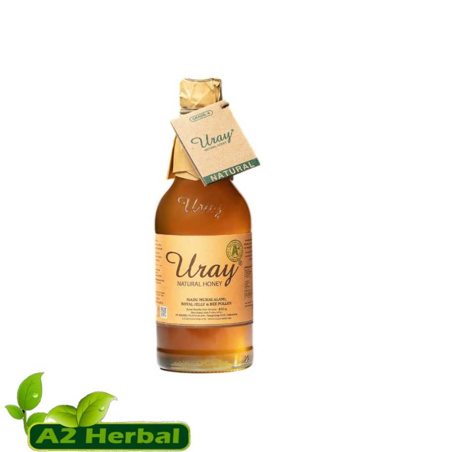 

Madu Uray Natural Honey 450gr | Madu Murni Alami Royal Jelly & Bee Pollen | Uray Madu Grade A - 450gr