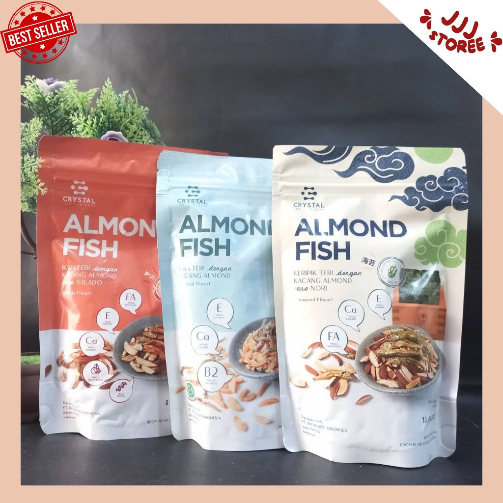 

Crystal of the Sea - Almond Fish Snack / Snack Anak / Snack Teri AlmonD
