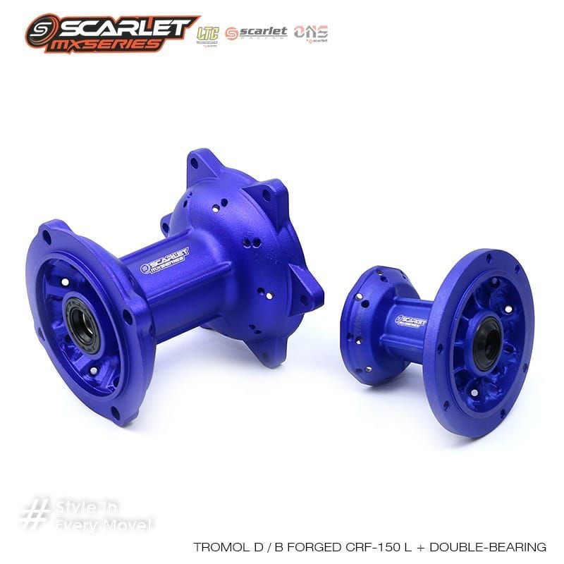tromol crf 150 l forget scarlet racing 36hole doble bearing tromol depan belakang crf 150l Tromol Sc