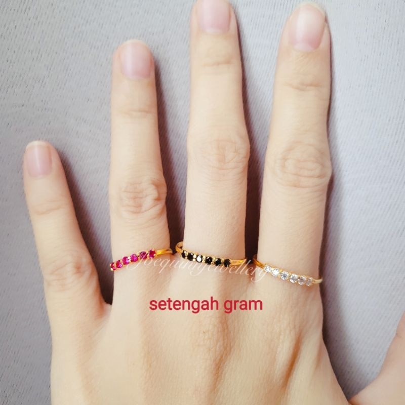 cincin emas muda setengah gram