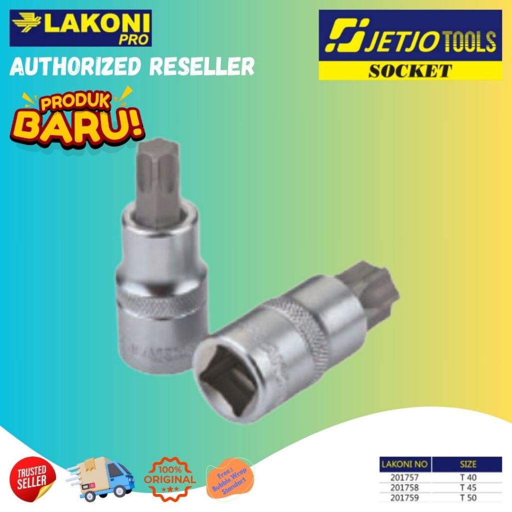 Lakoni Pro Mata Kunci Sock Bintang Starbit Socket
