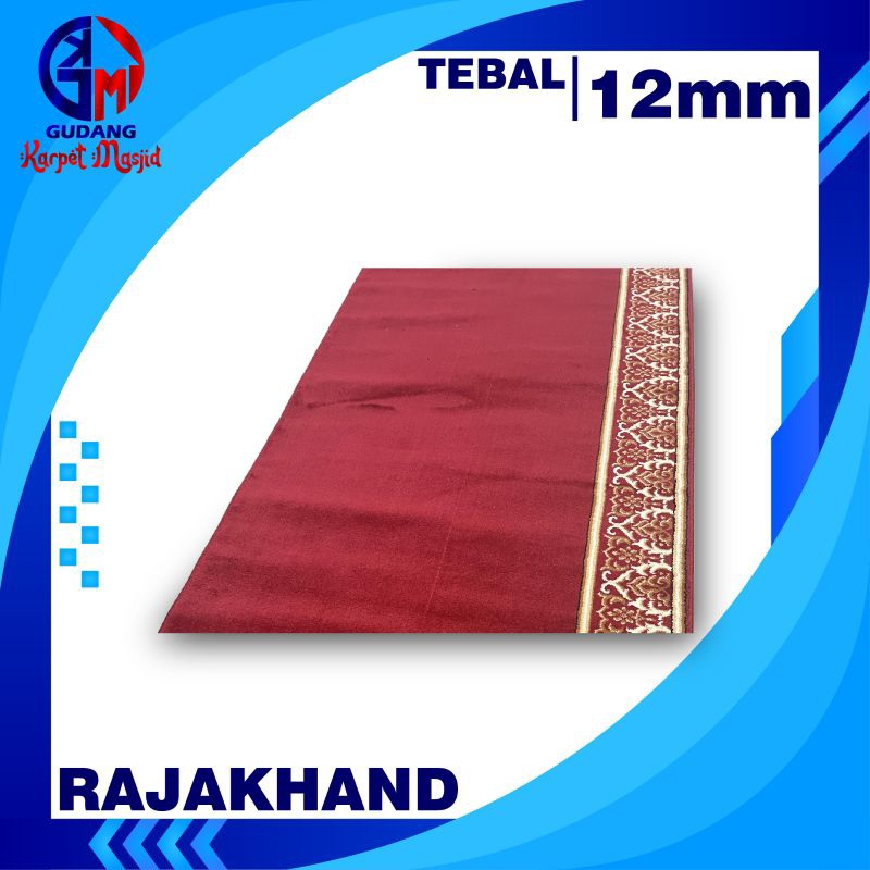 Karpet Masjid Rajakhand Tebal 12mm meteran / Karpet Sajadah / Karpet Mushola