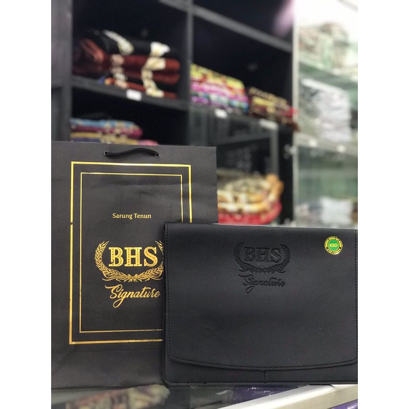 Sarung BHS Gold Signature Motif KSD (Kawung Sersan Dua Warna)