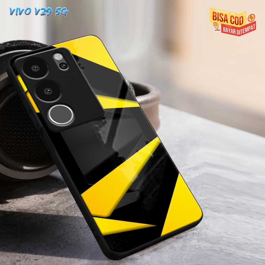 (CC226)CASING GLASS VIVO V29 5G CASING GLOSSY V29 5G CASE KACA VIVO V29 5G SOFTCASE VIVO V29 5G