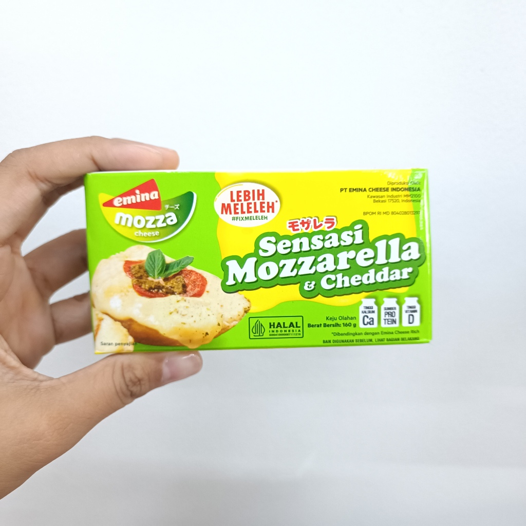 

KEJU EMINA MOZZARELLA 160GR / EMINA MOZZA BLOK/ EMINA MOZZA BLOCK/ EMINA MOZZARELLA