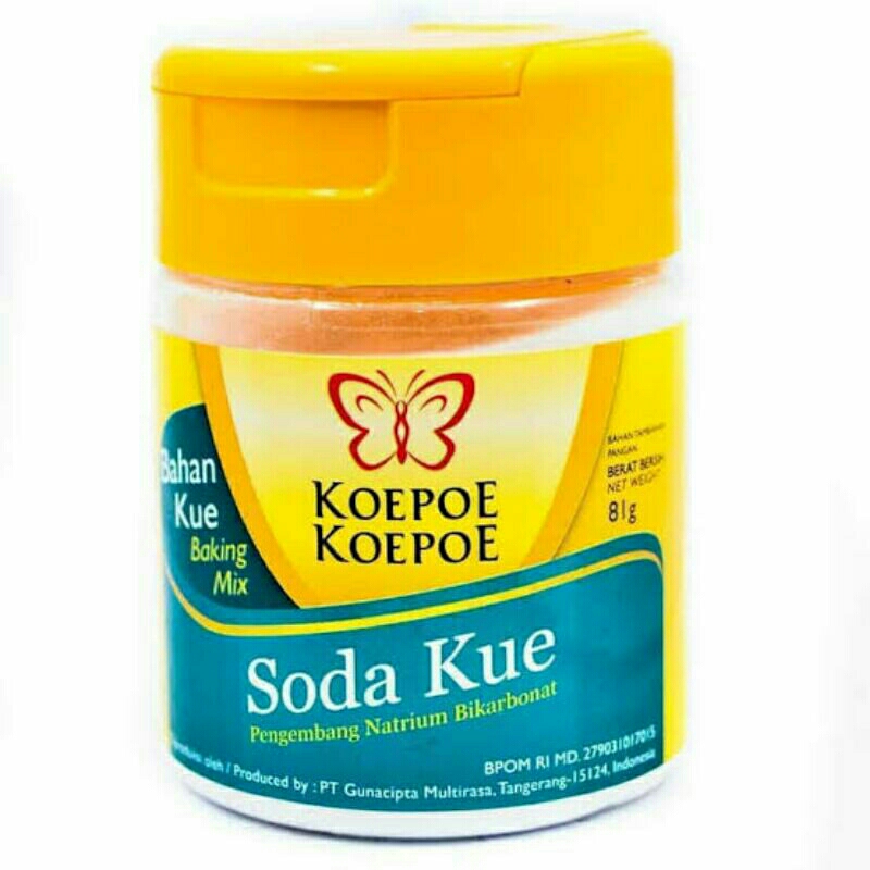 

Soda Kue Koepoe-koepoe/ Baking Soda / Kupu-Kupu