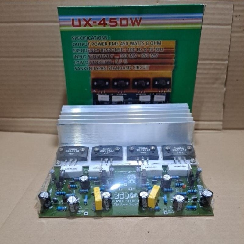 Kit Power OCL Stereo 350 watt Sanken.