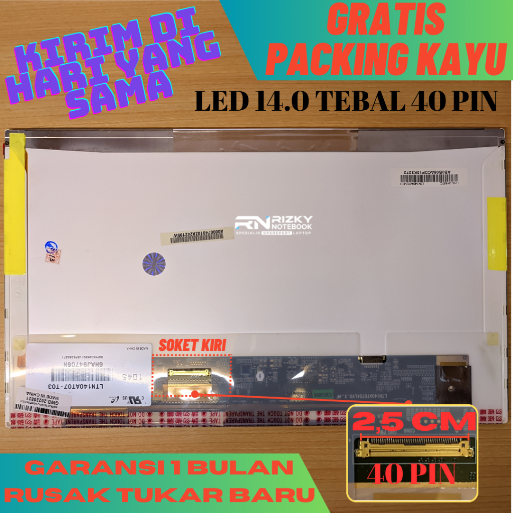 Layar LCD LED laptop Acer Aspire 4349 4349G 4349Z