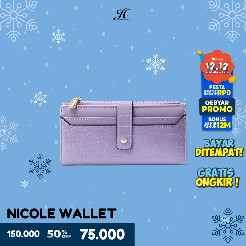 JIMSHONEY NICOLE WALLET DOMPET PANJANG WANITA IMPORT