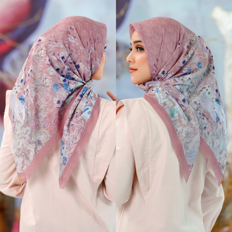 SALE Buttonscarves Ederra Series Dusty Rose