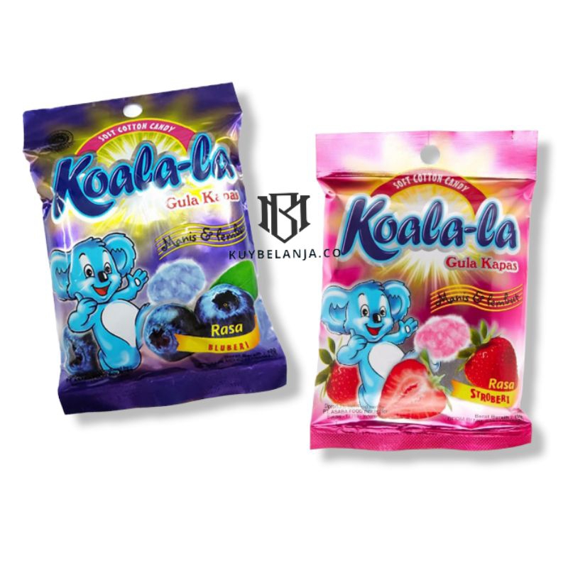 

KOALA - LA permen gula kapas Bluberry| stroberi 10g