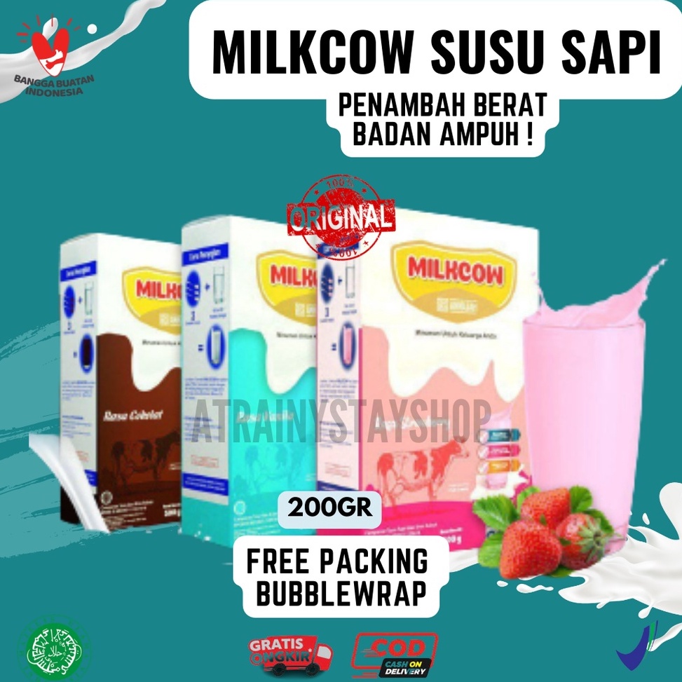 

PROMO 12.12 MILKCOW SUSU PENGGEMUK AMPUH 100% PENAMBAH NAFSU MAKAN PENAMBAH BERAT BADAN Ongkir 0%