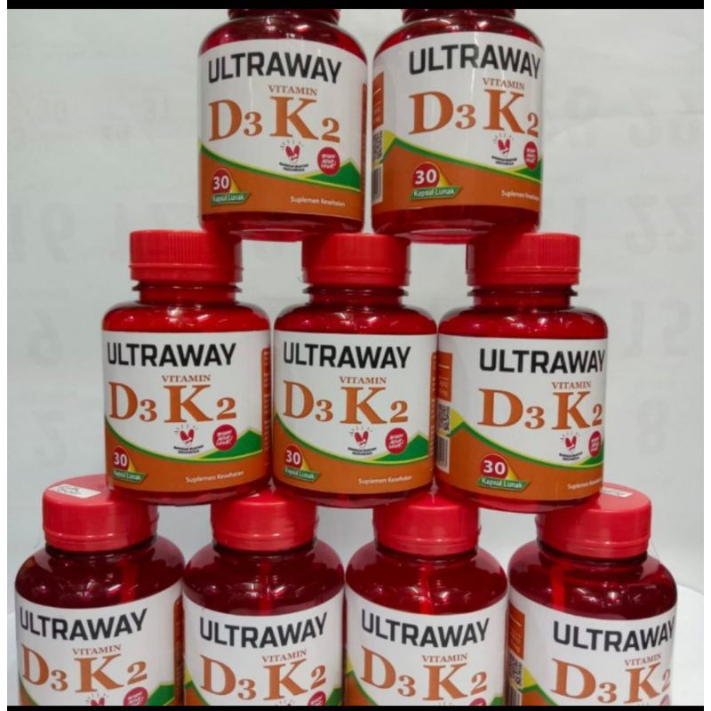 Ultraway D3 K2 nature's pride 30 kapsul