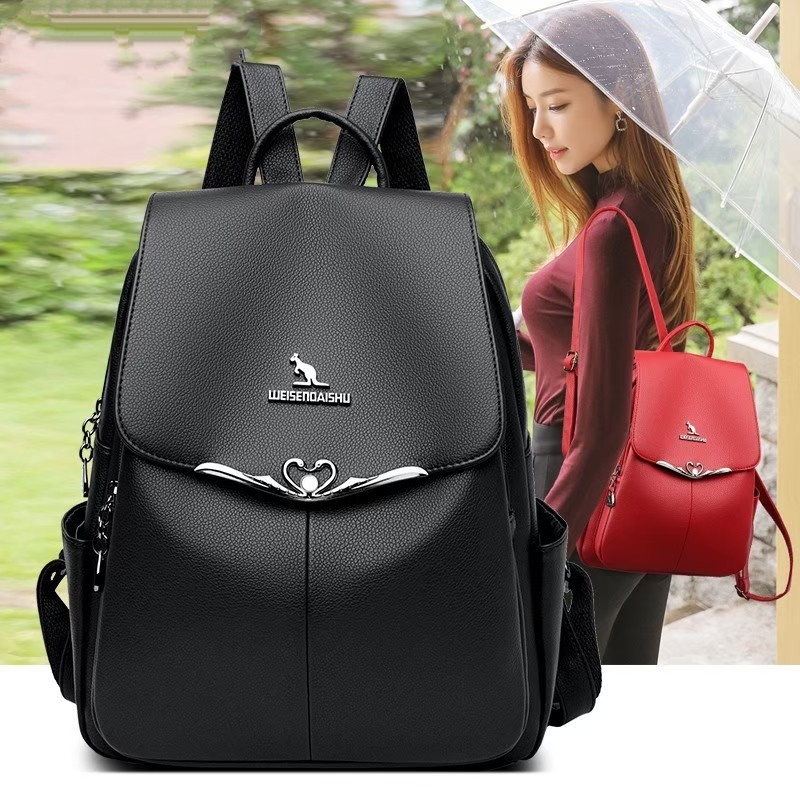 Tas Ransel Wanita Terbaru Kekinian 2021 Viral Multifungsi Murah Trand Laris Model Perempuan Korea