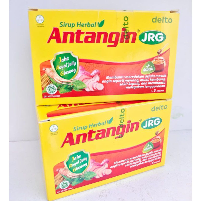 

sirup herbal Antangin 1 box isi 5 sachet obat pereda masuk angin