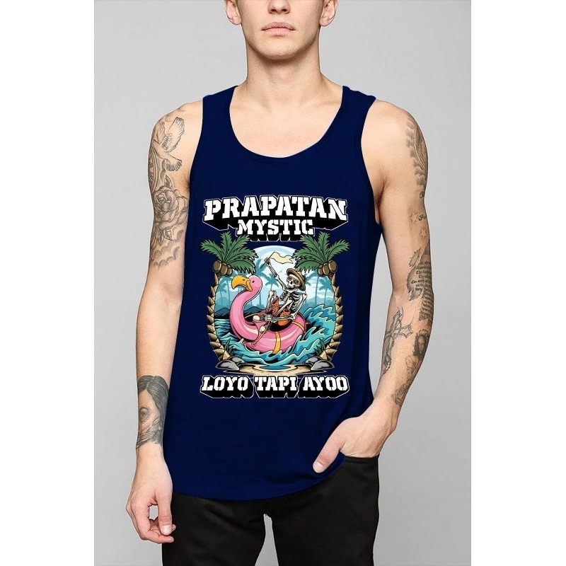 SINGLET PRIA MURAH DISTRO PANTAI PRAPATAN LUCU DISTRO KEREN