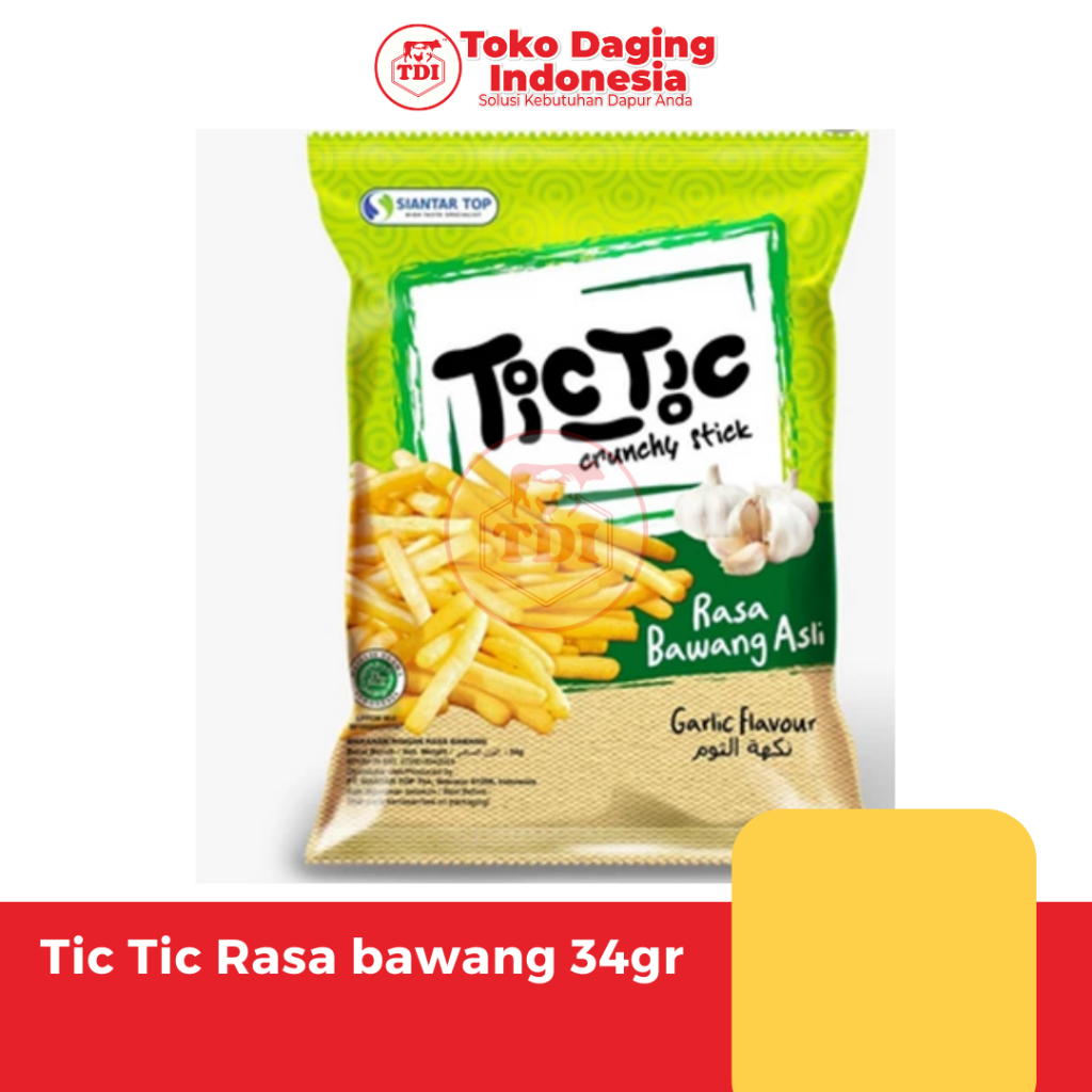 

Tic Tic Rasa bawang 34gr