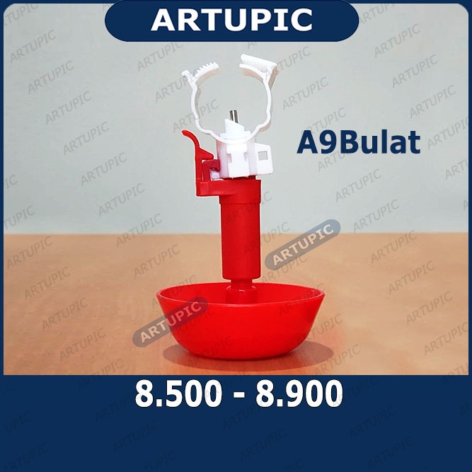 Nipple A9Bulat nipel nepel nippel alat minum ayam puyuh pedaging broiler A9Bulat