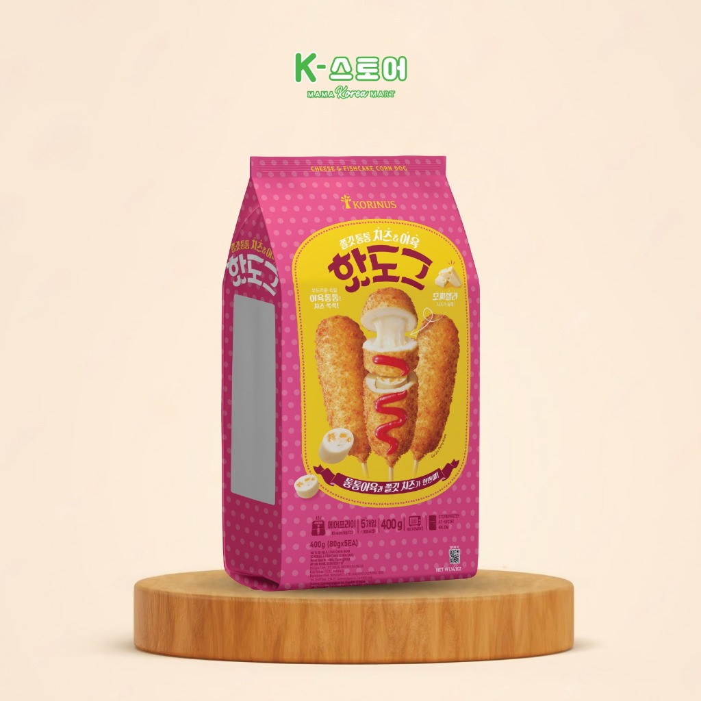 

CHEESE&FISHCAKE CORN DOG 400G (80G*5)