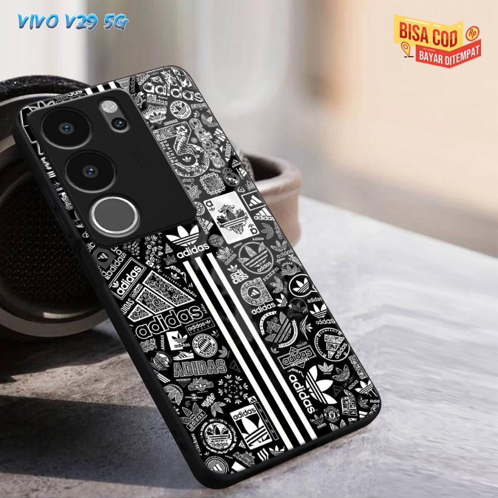 (CC261)CASING GLASS VIVO V29 5G CASING GLOSSY V29 5G CASE KACA VIVO V29 5G SOFTCASE VIVO V29 5G