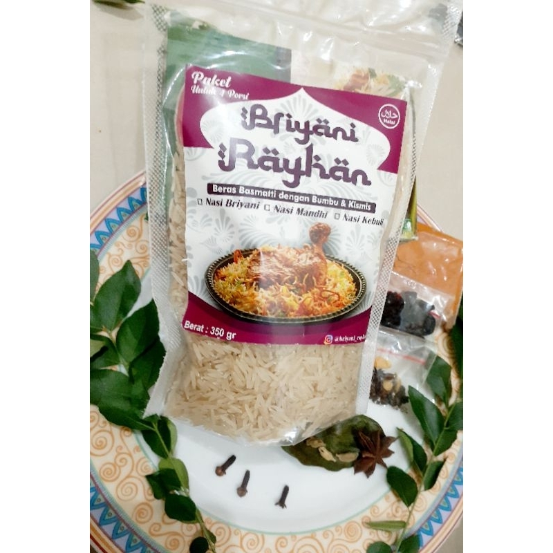 

paket beras basmati+bumbu+kismis