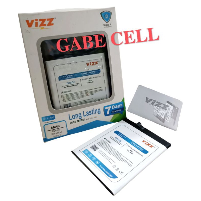 BATERAI XIAOMI NOTE 2/MiNOTE 2 BM48 VIZZ DOUBLE POWER