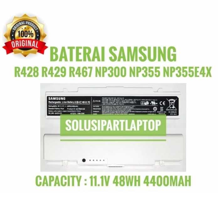 Baterai Ori Samsung NP300 NP300E4X NP305 NP355 NP355E4X R428