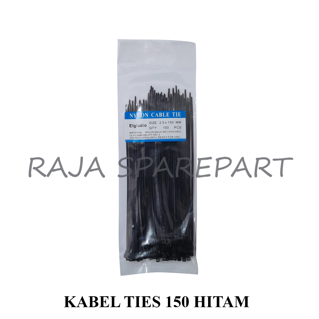 

CT150 CABLE TIE/ CABEL TIS/KABEL TIES 150 HITAM